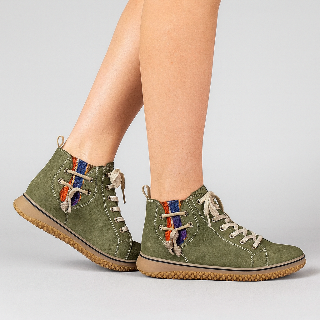 The Sierra Canvas Ankle Sneakers