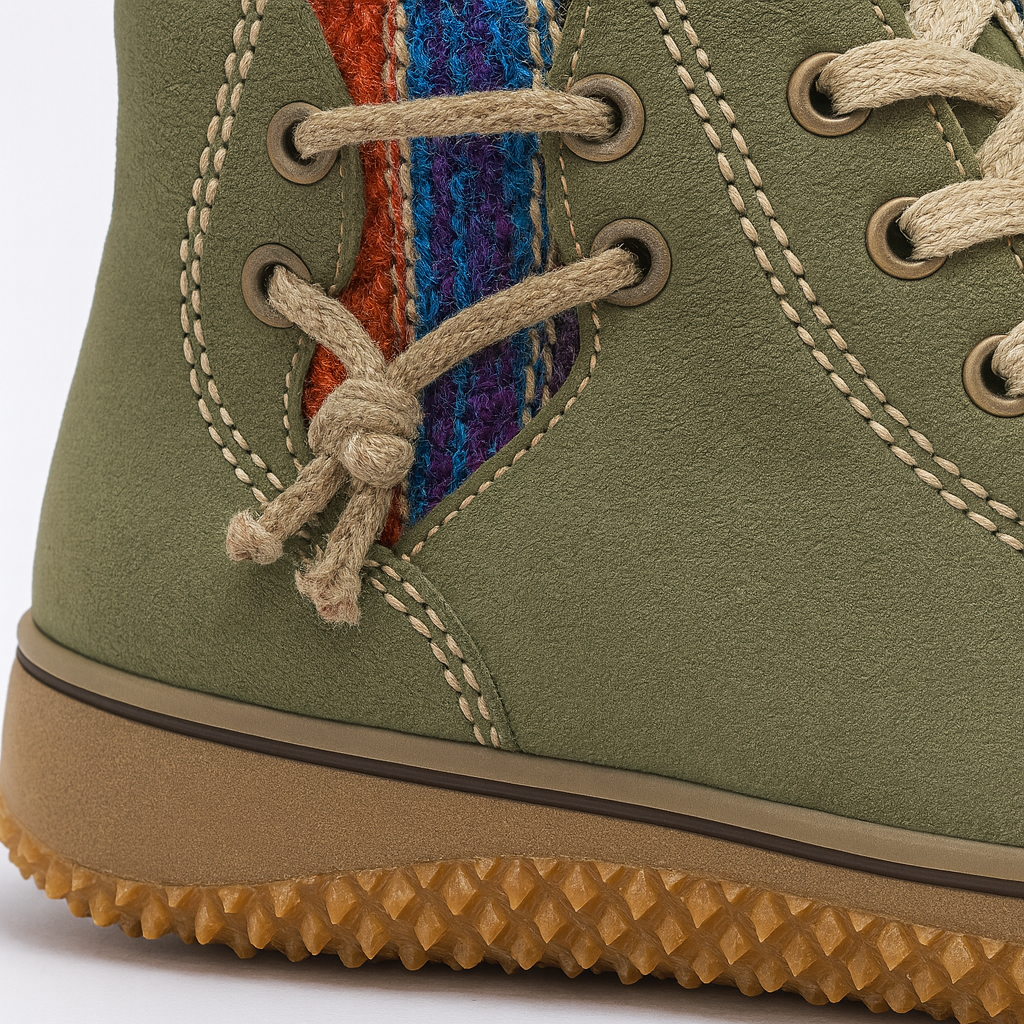 The Sierra Canvas Ankle Sneakers