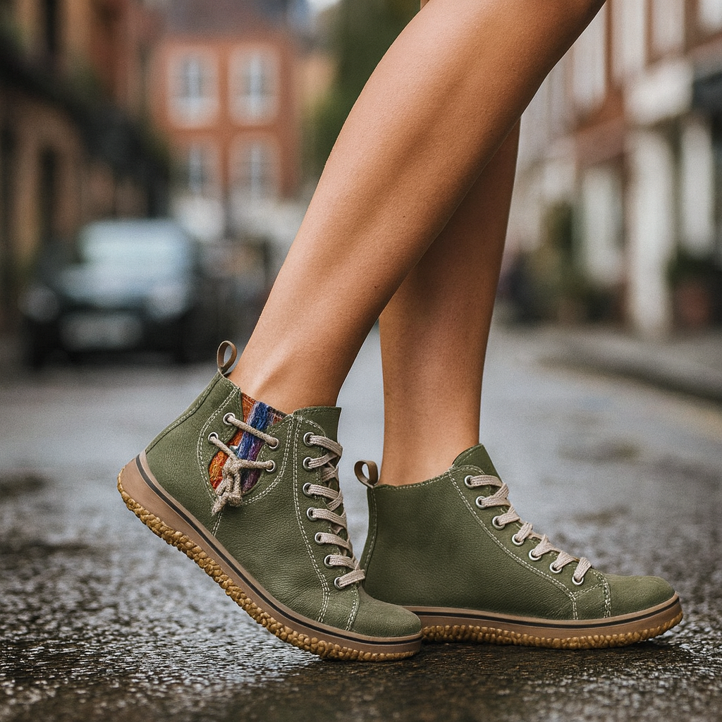 The Sierra Canvas Ankle Sneakers