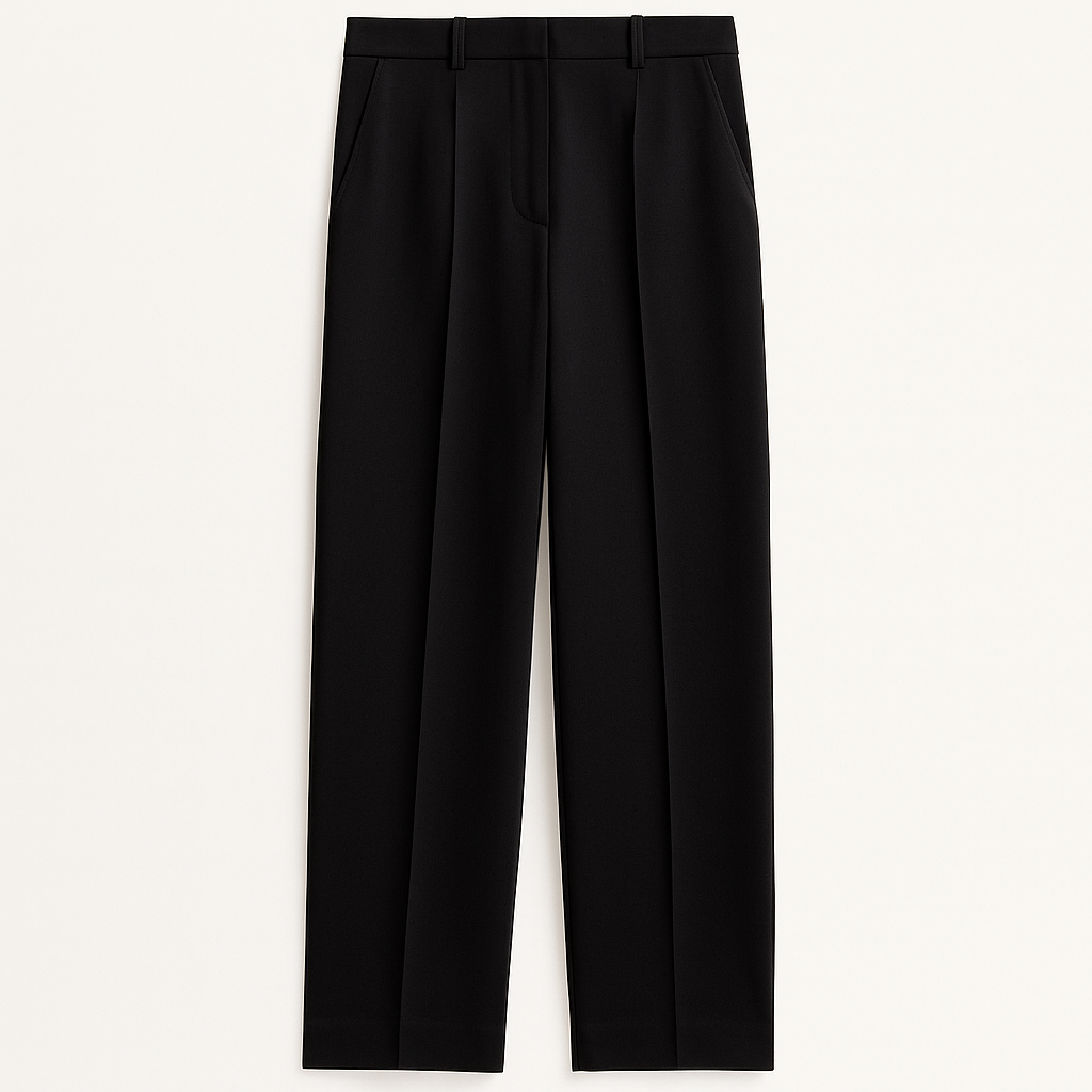 The Sofia Sand Wide-Leg Trousers