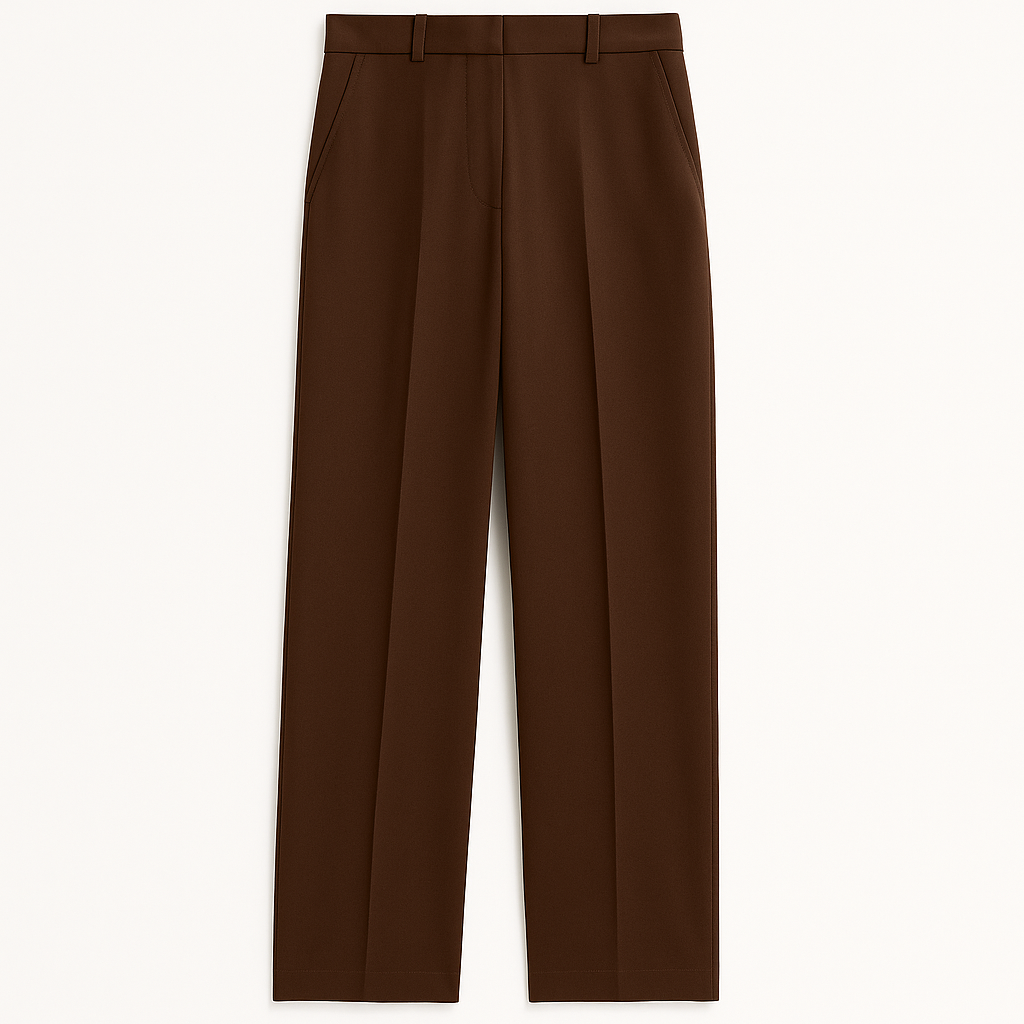 The Sofia Sand Wide-Leg Trousers