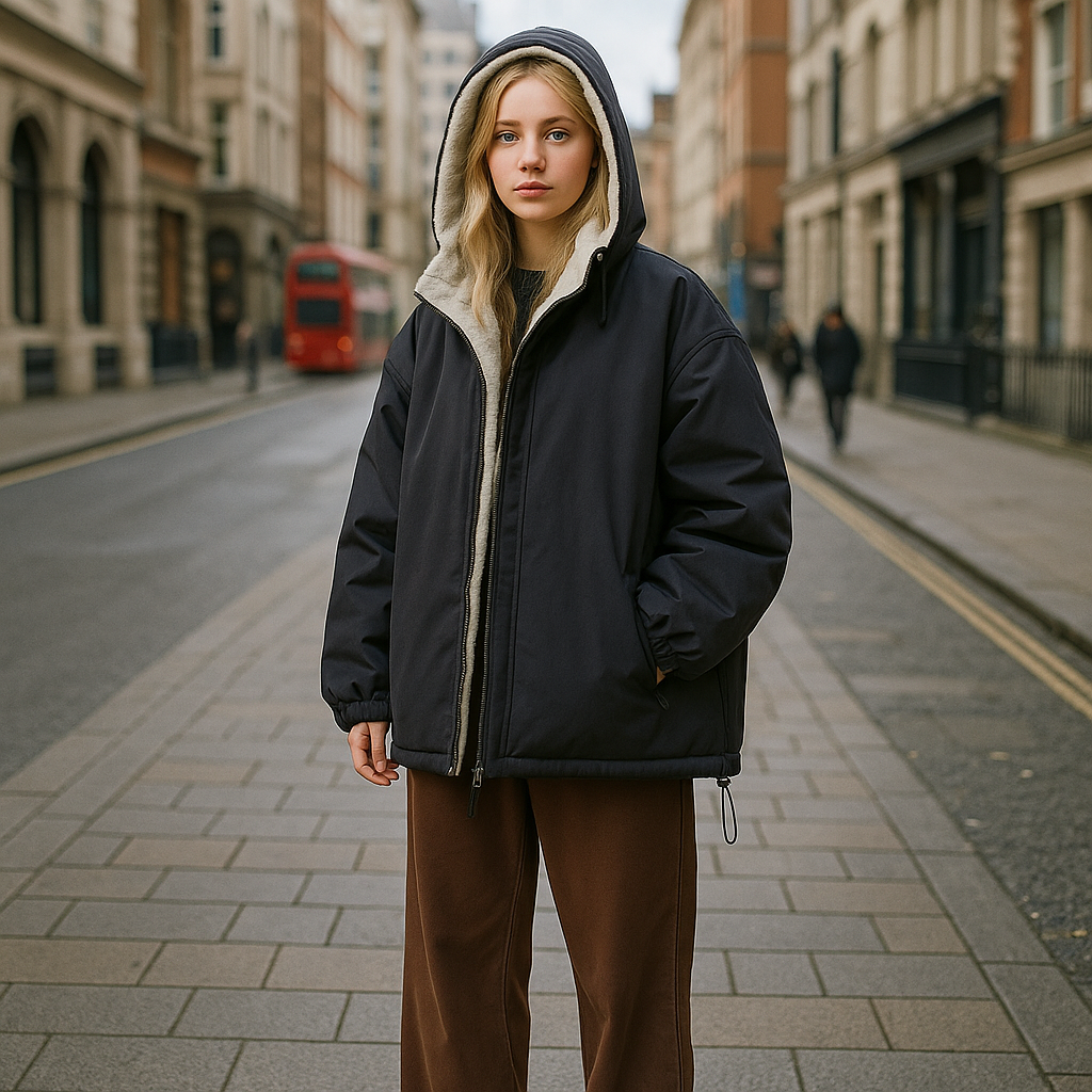 The Solara Oversized Hooded Jacket