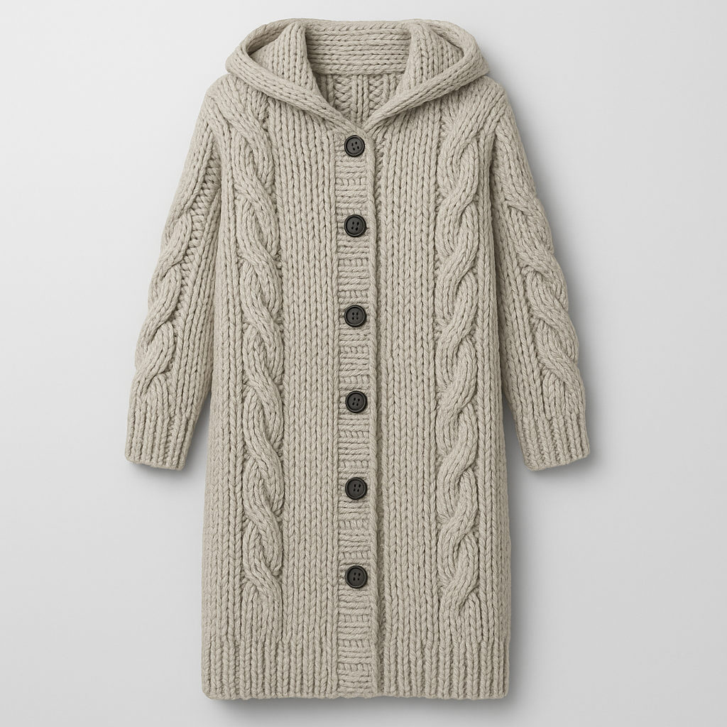 The Beatrice Chunky Knit Coat