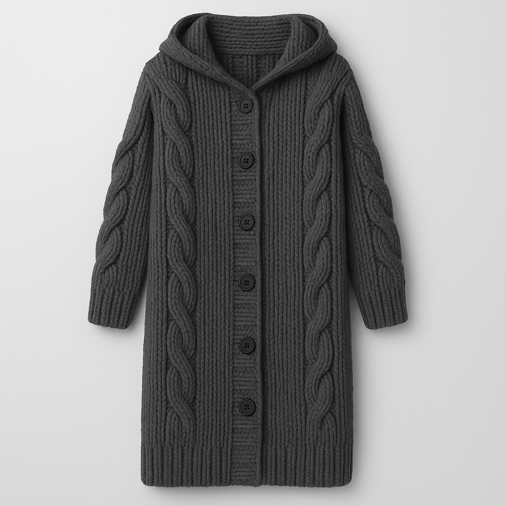 The Beatrice Chunky Knit Coat
