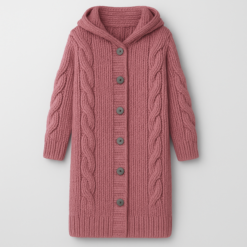 The Beatrice Chunky Knit Coat