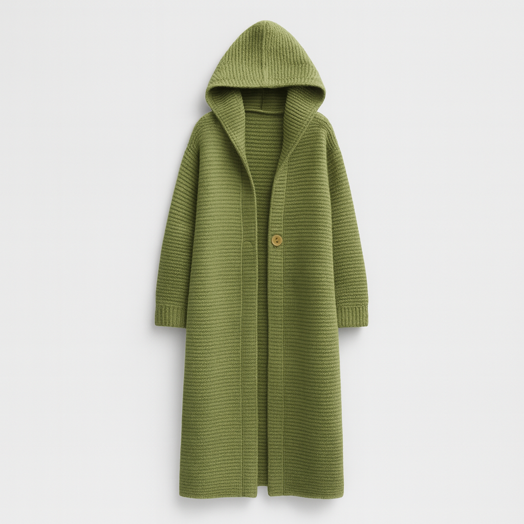 The Elodie Hooded Knit Cardigan