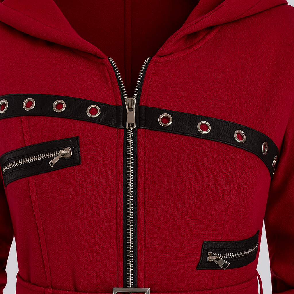 The Roxanne Belted Hooded Coat